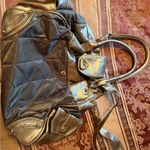 Stylish Brown and Gold Women's Bag